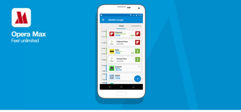 Opera Max añade App Pass para usar aplicaciones móviles sin tener plan de datos