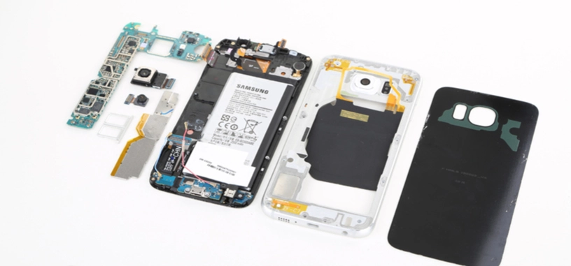 El desmontaje del Galaxy S6 muestra algunos inconvenientes de su diseño