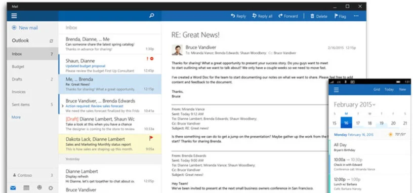 Microsoft Office será gratuito para dispositivos con pantalla de 10,1 pulgadas o menos