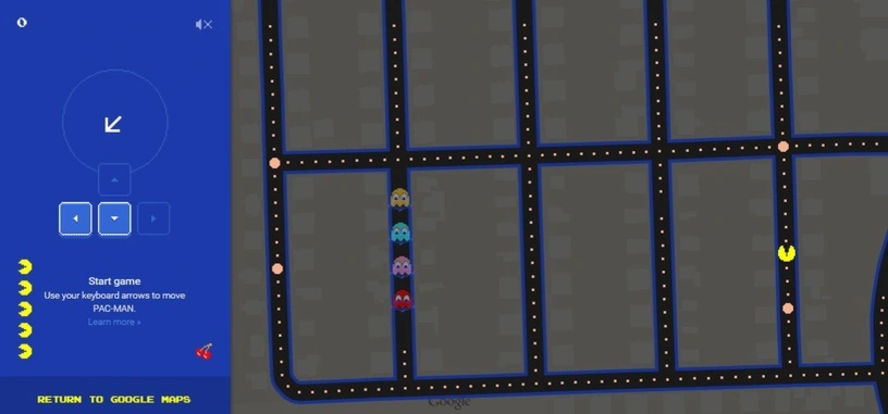 Juega a Pac-Man en Google Maps