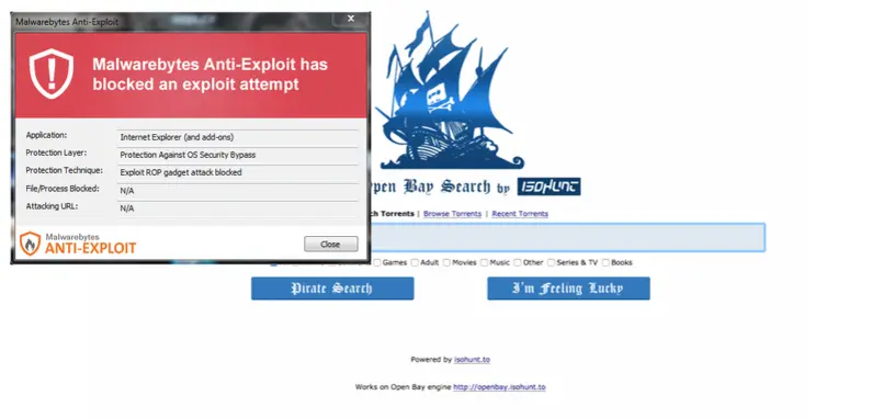 Usuarios de algunas webs con WordPress se ven atacados por un clon de The Pirate Bay