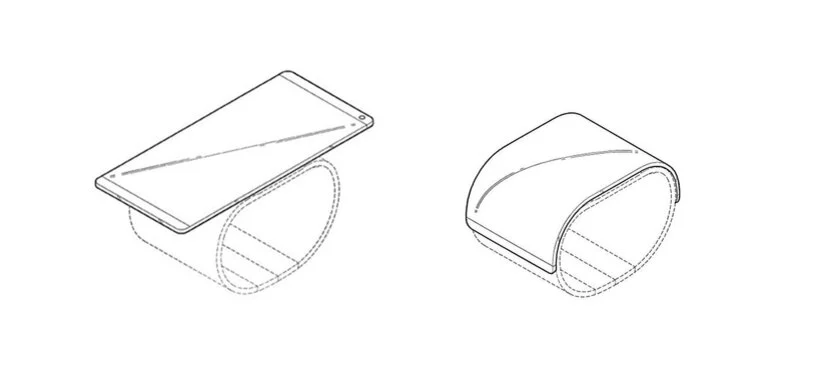 LG recibe una patente de diseño por un híbrido de teléfono y brazalete