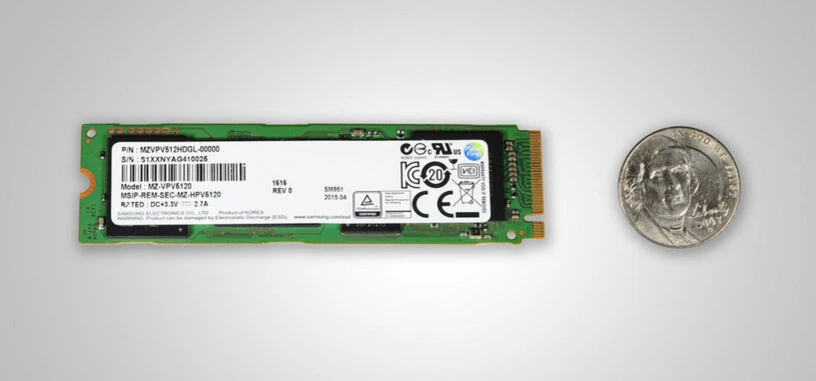 Samsung comienza a producir el primer SSD con interfaz NVMe y formato M.2