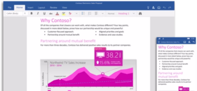 Las aplicaciones universales de Office llegarán a los teléfonos Windows 10 a final de mes