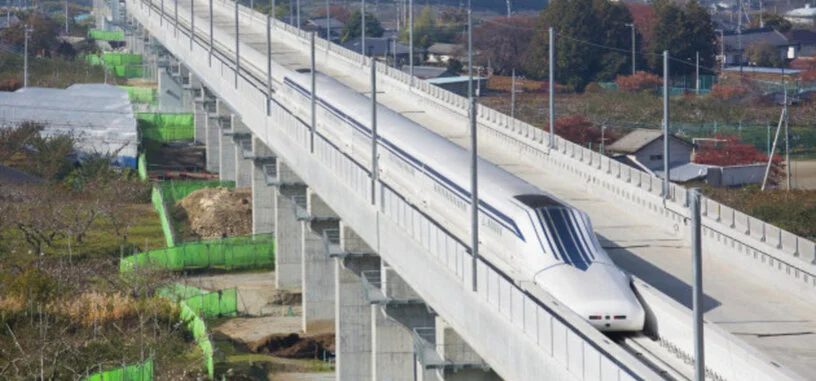 El tren maglev japonés supera su récord de velocidad por segunda vez en una semana