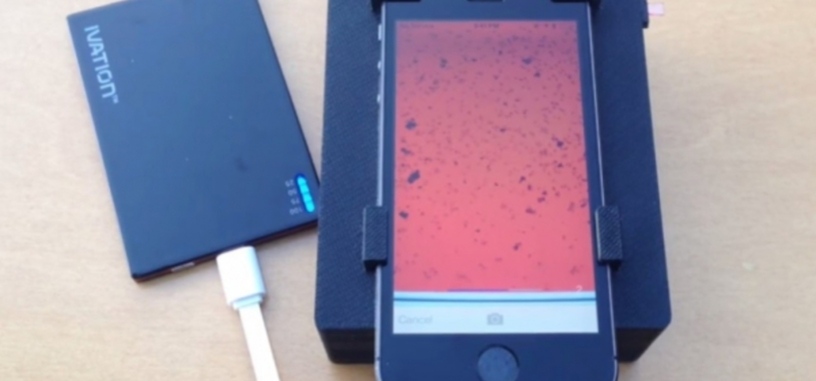 Investigadores emplean un iPhone como detector de parásitos en la sangre