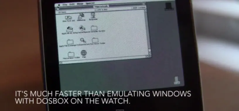 El sistema operativo de Macintosh II funcionando en un reloj Android Wear [vídeo]