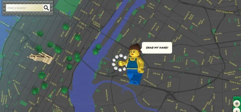 Visita Google Maps al estilo LEGO