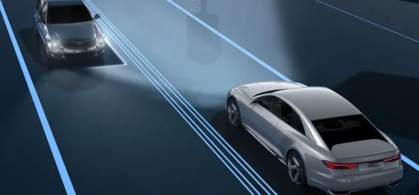 Los faros láser de Audi iluminarán la carretera pero también dibujarán sobre ella