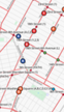 Un mapa muestra el movimiento del transporte público en tiempo real