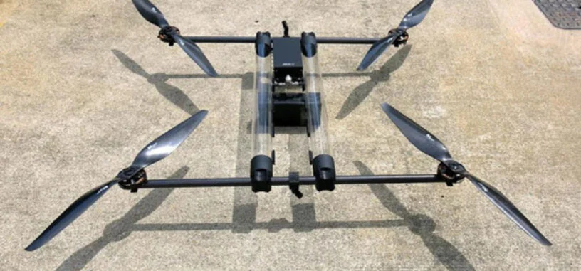 Un dron que funciona con hidrógeno puede volar durante horas
