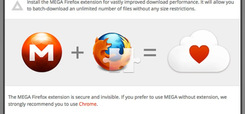 Mega saca una extensión para Firefox para solucionar la velocidad en las descargas