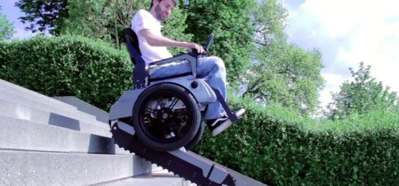Scalevo es una silla de ruedas capaz de subir escaleras
