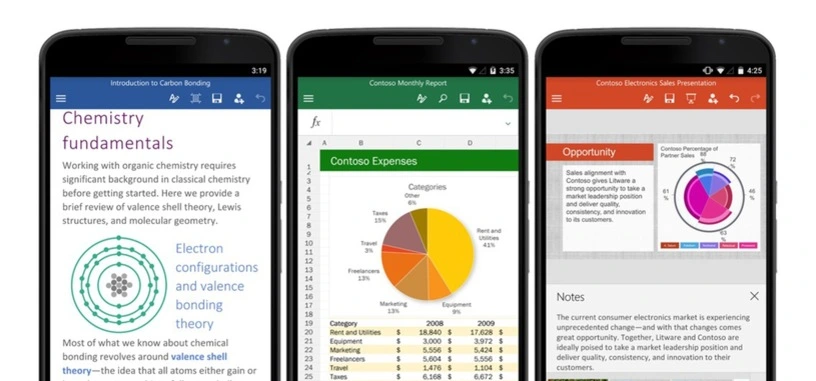 Microsoft Office ya está disponible para teléfonos Android