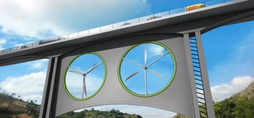 Añadir turbinas eólicas debajo de los puentes no es tan alocado como parece