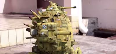 Este andador de combate impreso en 3D se mueve y es mezcla de juguete y objeto de exposición