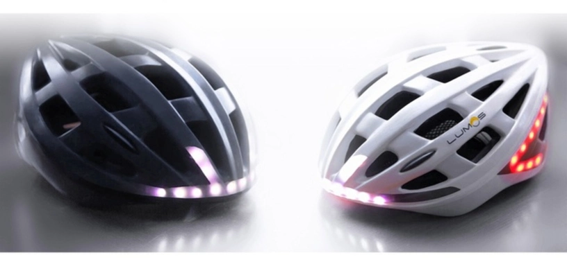 Este casco conectado para ciclistas incluye luces para que te vean de noche e indicar giros