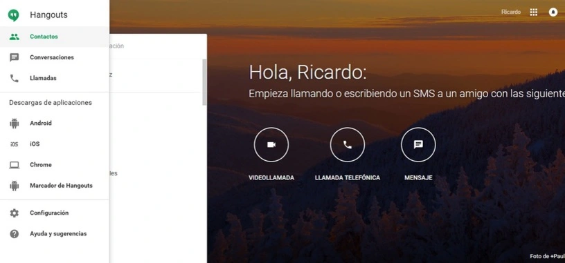 Google Hangouts estrena versión web