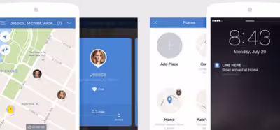 LINE HERE permite saber dónde están tus contactos