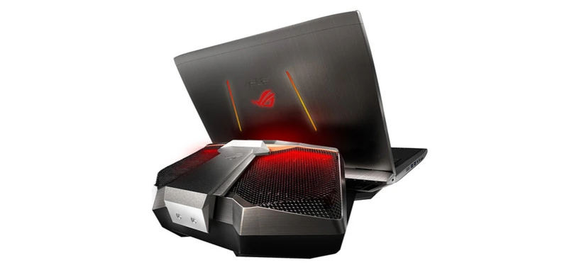Asus ROG GX700 es un portátil para juegos con refrigeración líquida externa