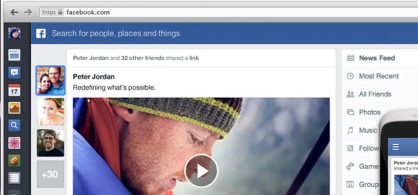 Facebook renueva el feed de noticias y unifica la estética en todas las plataformas