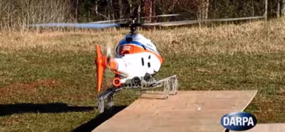 Un tren de aterrizaje para helicópteros permite que aterricen en terreno irregular
