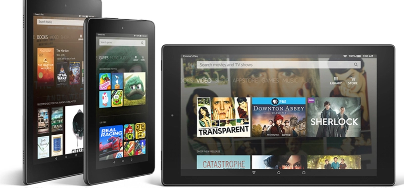 Amazon Fire, Fire HD 8 y Fire HD 10, nuevas tabletas desde 60 euros