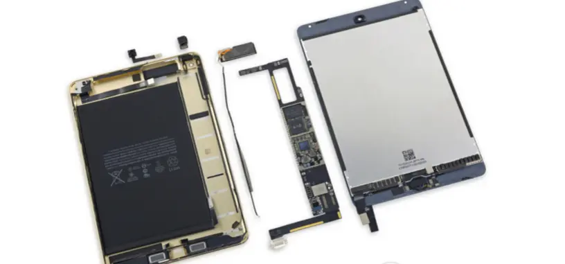 El desmontaje del iPad mini 4 sigue la senda de Apple de más potencia y menos batería