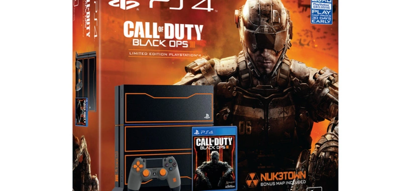 El naranja reina en esta PlayStation 4 edición limitada de 'Call of Duty: Black Ops 3'