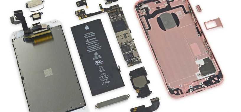 El desmontaje del iPhone 6s confirma la batería de 1.715 mAh y los 2 GB de RAM