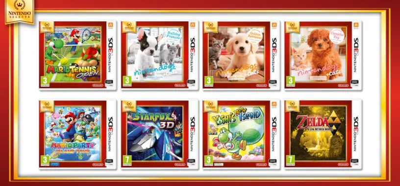 Nintendo amplía la gama de 'Nintendo Selects' con juegos de Nintendo 3DS
