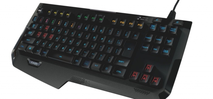 Logitech G410 es un teclado mecánico para jugadores que es resistente y compacto