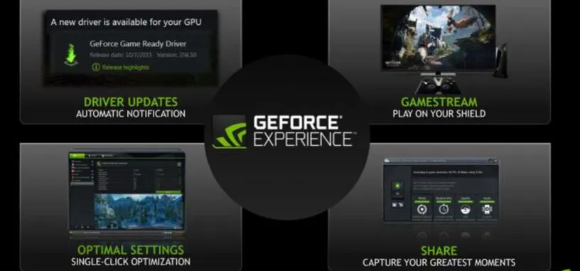 Nvidia actualiza GeForce Experience: añade retransmisión a 4K y soporte a YouTube
