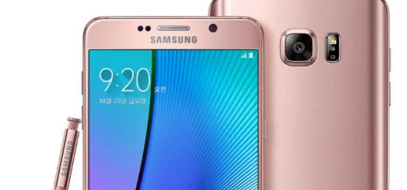 Samsung se apresura a lanzar un Galaxy Note 5 en rosa en Corea ante la llegada del iPhone 6s