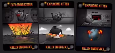 La ruleta rusa jamás fue tan divertida que con el juego de cartas 'Exploding Kittens'