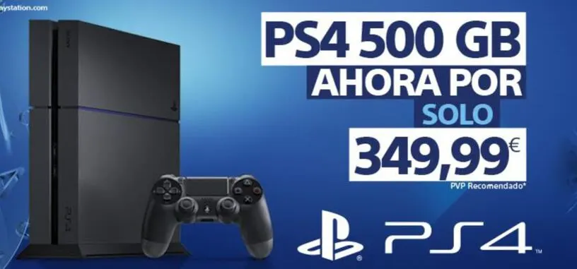 Sony hace efectiva la bajada de precio de la PlayStation 4, ya disponible por 350 euros