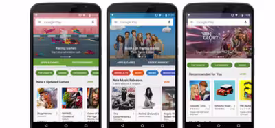 Google actualiza Play Store con un rediseño y compras usando el lector de huellas