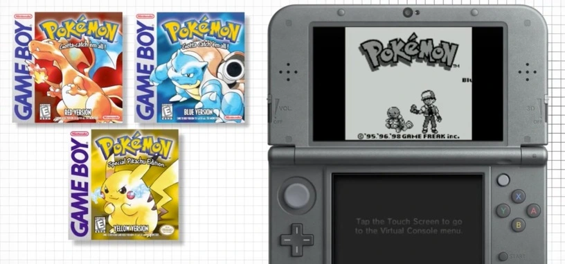 Nintendo lanzará las versiones originales de Pokémon para la 3DS