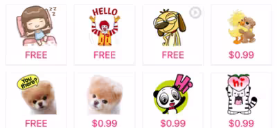 Facebook añade a Messenger packs de pegatinas de pago
