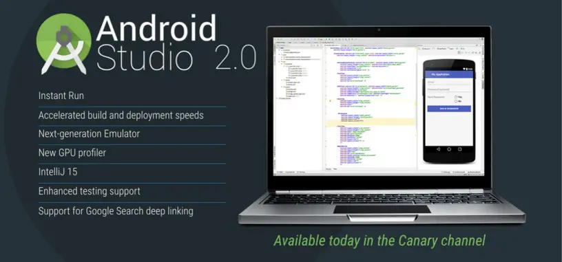 Google continúa el desarrollo de Android Studio 2.0 con su primera beta