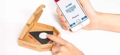 Ahora puedes encargar tu pizza favorita de Domino's con sólo pulsar un botón