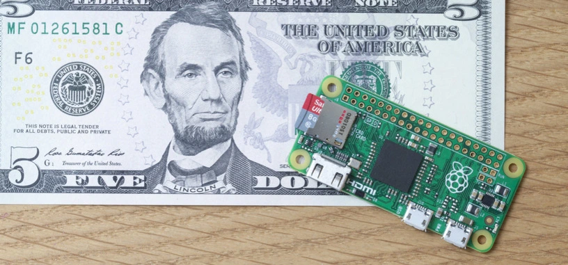 Raspberry Pi Zero es el PC más pequeño y más barato, de tan solo 5 dólares
