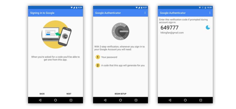 wear os google authenticator