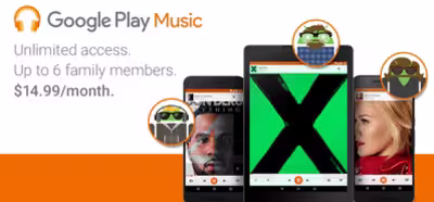 Google Play Music añade planes familiares a sus modelos de suscripción