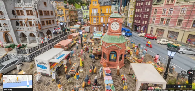 La Miniatur Wunderland de Hamburgo puede verse mediante Google Street View
