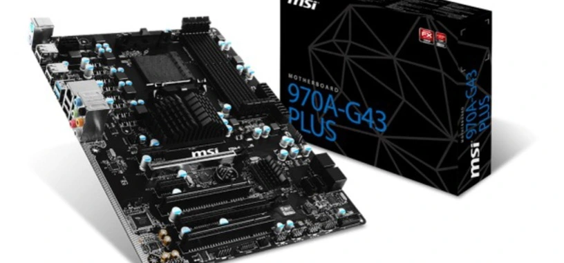 MSI 970A-G43 Plus, nueva placa base con socket AM3+ para procesadores FX