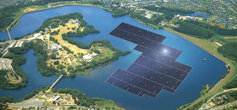 Japón construirá el parque solar flotante más grande del mundo de 13,7 MW