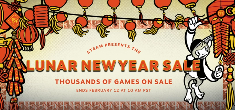Valve da comienzo a una rebaja sorpresa en Steam por el Año Nuevo Lunar