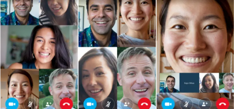 Las videollamadas en grupo llegan a la aplicación de Skype para teléfonos