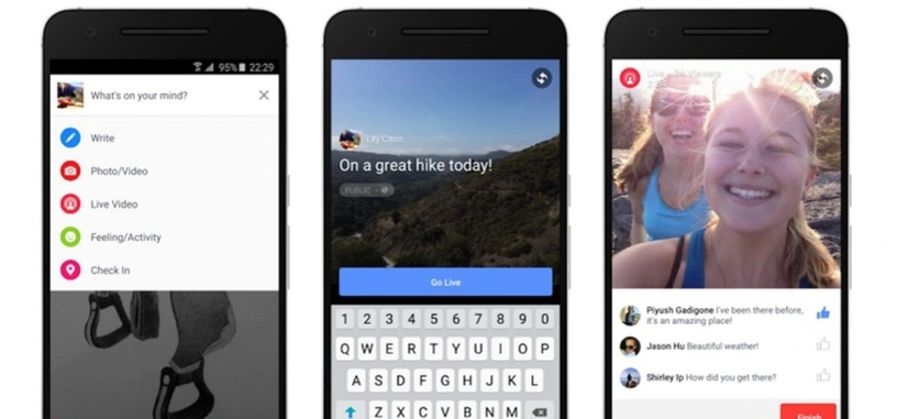 La función Live Video de Facebook llega finalmente a Android
